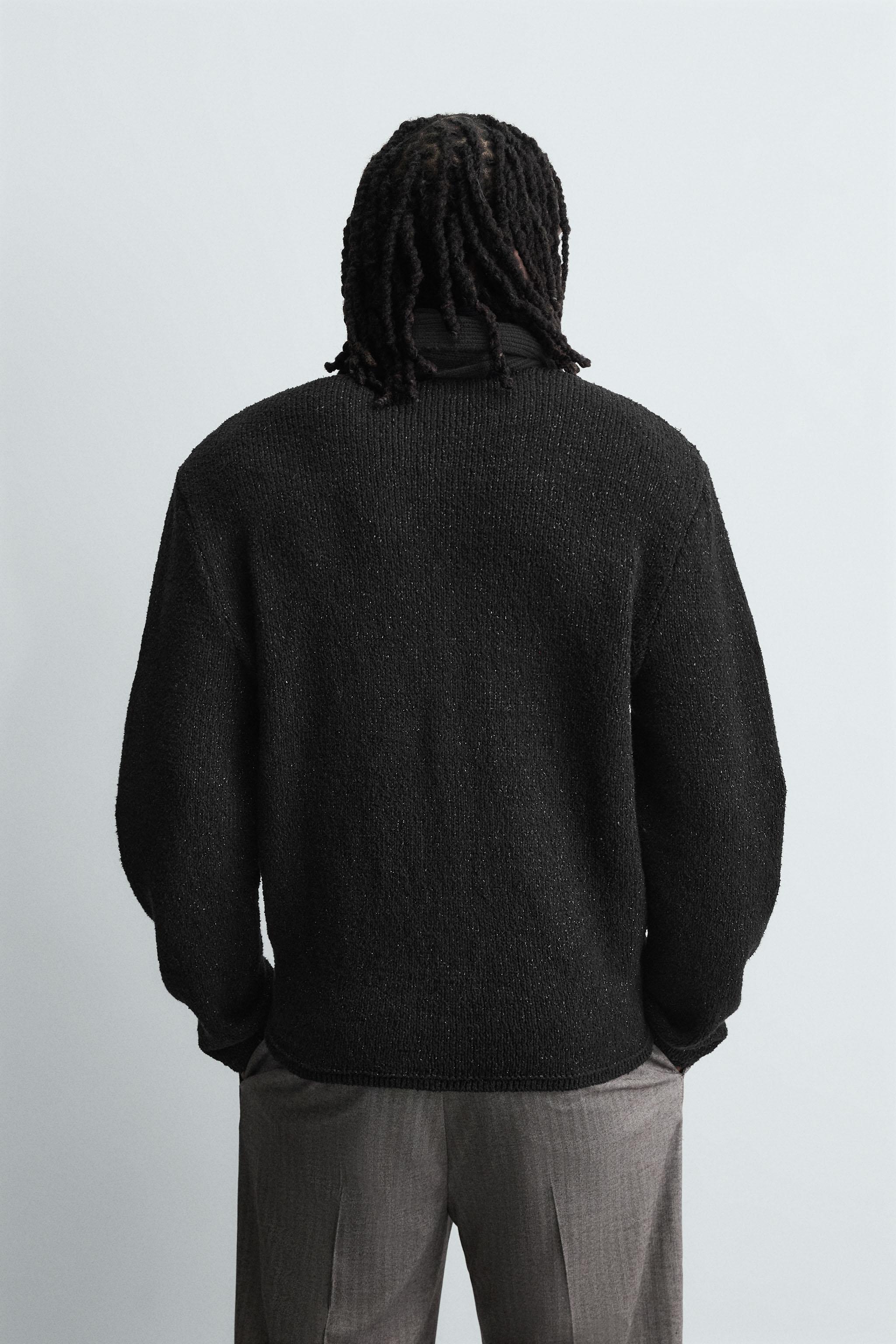 CARDIGAN TEXTURÉ BRILLANT